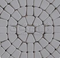  Тротуарная плитка 342 механический завод Классика круговая 60мм Серый: внешний вид